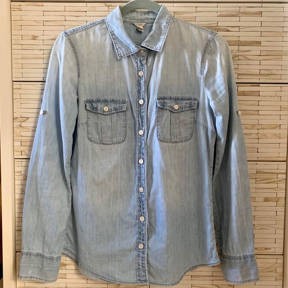 J. Crew Everyday Chambray Shirt